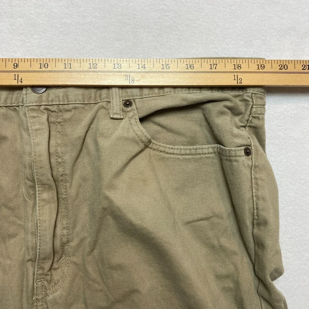 Levi's 505 Jeans Mens Size 40 Tan Denim Straight Leg Pants